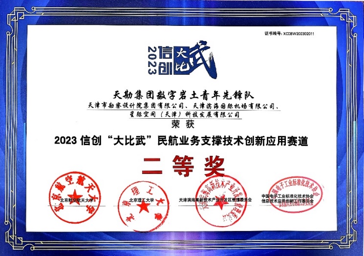 bevictor伟德官网集团荣获2023信创“大交锋”民航营业支持手艺立异应用赛道二等奖
