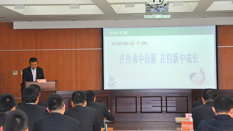 我院召开“十佳青年”演讲评选大会